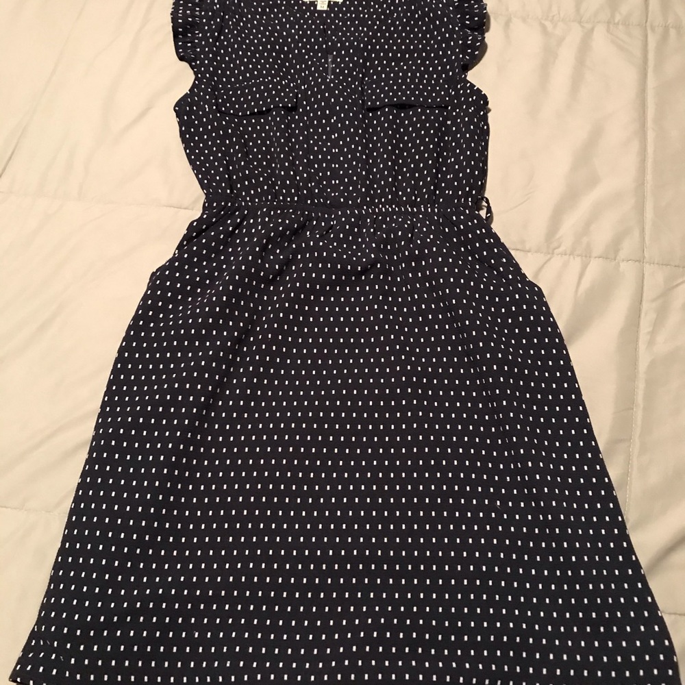 Polkadot blue dress